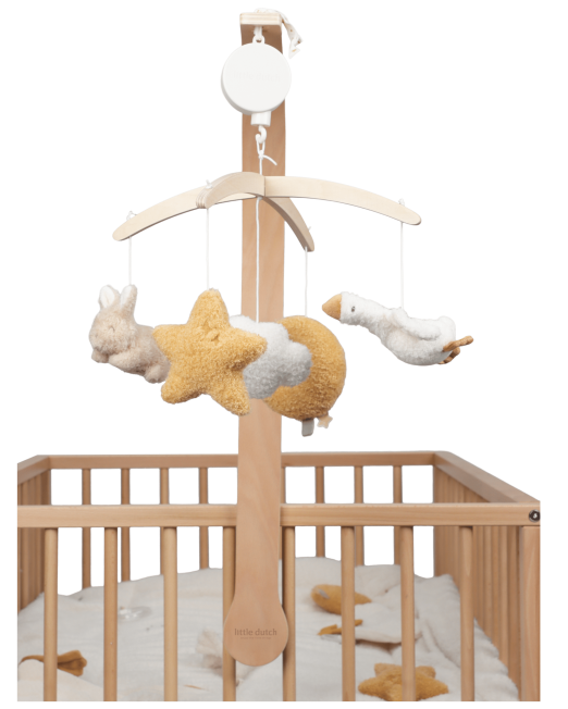 Mobile musical en bois FSC - Newborn